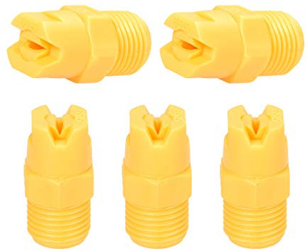 Sourcingmap - Confezione da 5 beccucci per ventola piatta, filettatura maschio in PP