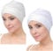 Deresina Headwear W Bonnet Chimio Femme, Coiffe en Bambou pour Perte de Cheveux, Turban chimiotherapie, Bonnet de Nuit Respirant, Turban Moderne pour Tous Les Jours (x Multicolour 12)