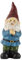 Alpine Corporation Gnome Statuary, Resin Artificial Stone, Multicolor, 5 L x 5 W x 12 H