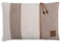 KNIT FACTORY - Roxx Dekokissen - Sofakissen - Kissenhülle mit Kissenfüllung - Kissen 60x40 - Beige/Marron