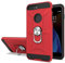 Cuoqing Apple iphone 7 Plus Case, iphone 8 Plus Case, Silicone Shockproof Hard Protective Phone Cover With Ring Stand for iphone 7 Plus/iphone 8 Plus,Red
