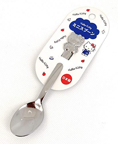 Sanrio Hello Kitty Stainless Mini Spoon 5.2in (L) Flatware Spoons Kitchen Made in Japan