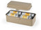 KODAK 120/135 Film Case - for 8 Rolls of 120 Films / 10 Rolls of 35mm Films - Retro Steel Case to Sort & Safeguard Film (Beige Top/Beige Body) (Film is not Included)