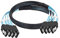 Twozoh - Cable de 4 SATA de 7 pines hembra a 4 SATA de 7 pines hembra, 6 Gbps, 4 unidades/Set Sata3 III SAS para disco duro duro y More SATA Devices 0,5M