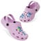 Disney Stitch Clogs Girls Garden Shoes Slip On Ankle Strap Indoor Outdoor Summer Slippers Beach Pool Holiday Essentials (Purple Stitch, 13 UK)