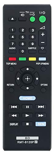 VINABTY RMT-B120P Telecomando di Sostituito Adatto Per Sony Blu-ray Disc Player BDP-S185 BDP-S186 BDPS185 BDPS186