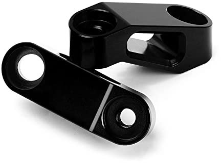 Modeer Für Husqvarna 701 Enduro 701 Supermoto 701 Enduro LR Svartpilen 701 Style Norden 901 Alle Jahre Motorrad Rückspiegel Risers Extenders Zubehör Farbe Schwarz