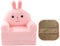Mumusuki Kindermöbel, Kleines Sofa für Kinder, 2-in-1, Faltbar, Cartoon-Prinzessin, Mädchen, Baby, Klappsitz, Einzelnes, Faules Schlafsofa für Wohnzimmer, Schlafzimmer (Rosa)