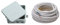 Kopp 347104001 Abzweigkasten Aufputz-Feuchtraum 85x85x40 mm & 150810841 Mantel-Leitung NYM-J, 3 x 1.5 mm², 10 m, grau