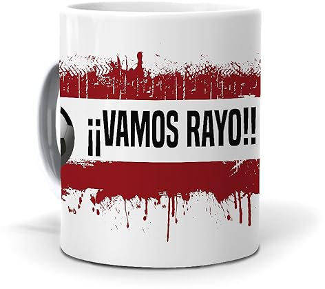 mundohuevo Taza Personalizada con Texto. Regalo Original. Rayo. Regalo Equipo de Futbol. Haz