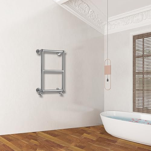 700X400(HxW) Chrome Traditional Victorian Style Heating Tower Balustrade Bathroom with Radiator Towel Heating Rack