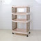 DOFFO Estante de Almacenamiento para Lavadora Encima del Inodoro con polea, Torre de baño Baño Multicolor Estante de Almacenamiento Multicolor Fregadero del Inodoro con Piso de plástico