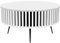 golddoor Couchtisch Borneo, Lamellen-Design, Durchmesser 90 cm, Höhe 46 cm lamellen, runder couchtisch, modern, beistelltisch, Tisch