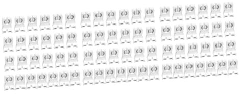 UKCOCO 150 Stk T8-lampenfassung Sockel Für Röhrenlampen Röhrenlichtfassung Fassung Für Leuchtstoffröhren Nicht Parallel Geschaltete Tombstone-buchse T8-lampensockel Led Weiß G13 Grabstein