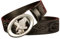NALANY Herren Gürtel Ratsche Automatik Ledergürtel Dekoration Mit Vintage-gürtelschnalle Western Hohl Adler Silber Automatikschließe Für Business Anzug,35mm Breit(120cm/waist:41, Black)
