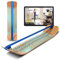 GIBBON Giboard-Set - Zen Blue | Innovatives Balance Board | Gleichgewichtstrainer | Interaktives Training mit App | Für zu Hause & unterwegs | Ideal für Tricks & Workouts | Inkl. Slackline