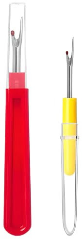 YCLFHOO 2 PCS Seam Ripper,Stitching Thread Unpicker,Big and Small Stitching Thread Unpicker, Seam Separators,Thread Unpicker for Hand Sewing/Crafting/Cross Stitch/DIY