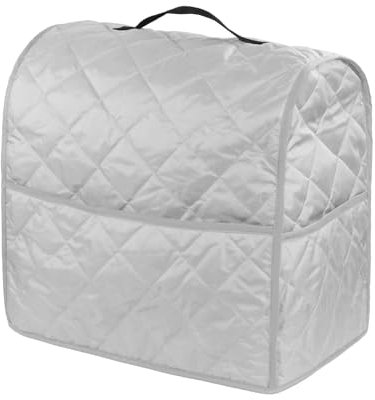 Milageto Protector para Panificadora, Funda Duradera, Protección contra Polvo, Accesorio para Cocina, Gris, Individual