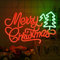 LUCUNSTAR Neonschild Merry Christmas Tree,Neon Schild Wanddekoration,Neon Signs mit USB für Partys im Innenbereich, Fenster, Kinder, Schlafzimmer, Wohnzimmer, Hochzeit, Bar, Pub-Club Leuchtschild