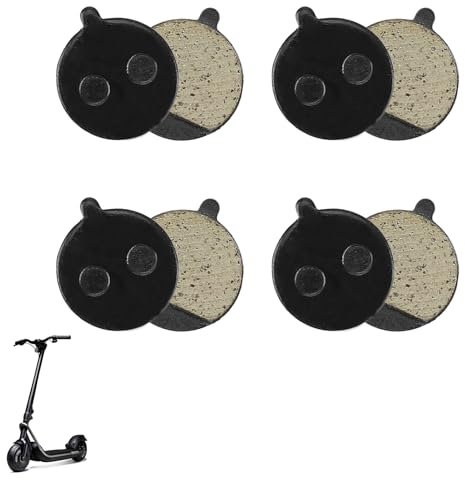 4 Paar E Scooter Bremsbeläge, E Roller Bremsbeläge für KUGOO M4 / M4 Pro Soflow SO4 Pro Gen2 XiaoMi E-Scooter, Hochleistungsbremsbeläge für optimale Bremsperformance und Langlebigkeit bei jedem Wetter