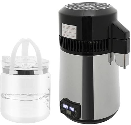 800W Wasserdestilliergerät Wasserfilter, Alkalische Osmoseanlage, Reines Wasser Distiller Filter, Wasser Distiller Purifier, Auftisch Umkehrosmoseanlage, Temperatur Einstellbar