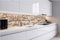 Dimex Küchenrückwand Folie Selbstklebend STEINMAUER 420 x 60 cm | Klebefolie - Dekofolie - Spritzschutz für Küche | Made in EU