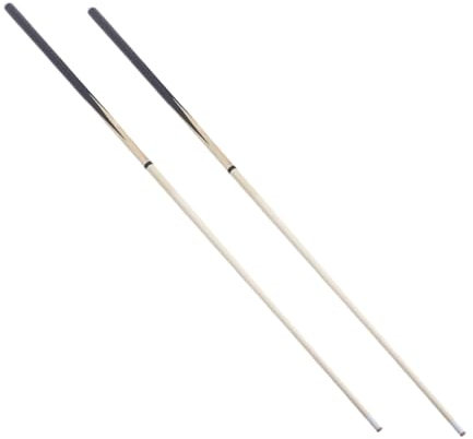 OSOLADY 2piezas Tacos De Billar De Madera para Adultos Palos De Pool Tacos De Billar Elegantes y Prácticos para Mesa De Pool y Snooker
