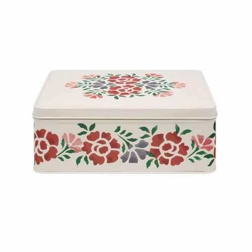 Elite Tins Emma Bridgewater Antique Roses Deep Rectangular Tin- 195 x 154 x 75mm