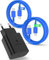 45W USB C Caricatore Caricabatterie con 2M+1M Cavo Type C, USB C Caricabatterie Veloce per Samsung Galaxy S24/S23/S22/S21 Ultra/S20/S20+/Note 20/10/A73/A53/A52,Tipo C Spina Ricarica Adattatore-Blu