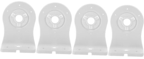 DOITOOL 4pcs Camera Bracket Solar Panel Nest Blink Mount Mounts Monitor Stands Projector Phone Wall Mount Doorbell Mount Horizon Outdoor Clear Shelf for Wall Apartment Plastic