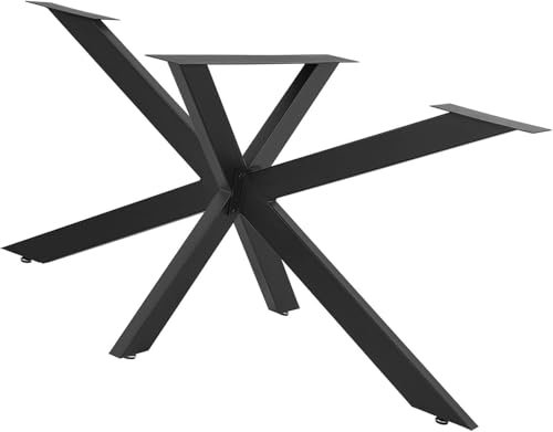 LLHTTDMBDFC Tischgestell, Tischbeine, Spider Cross Frame Tischläufer Stahl Tischbeine Metall Esstisch oder Konferenztisch(78x71x120cm)