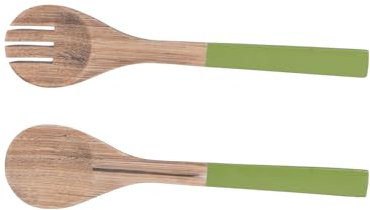Table Passion - Couvert à salade Bambou vert 27,5 cm