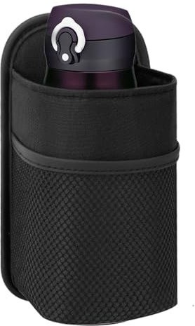 Car Cup Holder, Car Seat Side Large Cup Holder, Auto Seat Storage Bag for Drink, Multi-Functional Water Bottle Organizer for Automotive, Truck, RV, Van