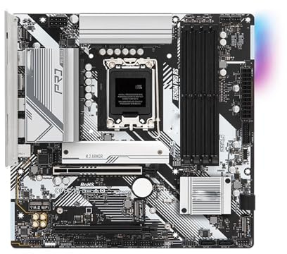 XYYZXKL Cartes mères d'ordinateur Carte mère Fit for ASROCK B760M Pro RS LGA 1700 DDR5 B760 Cartes mères d'ordinateur