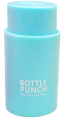 rockible Water Bottle Cap Punch, Punch, Creative And Lightweight, for Party, Picnic, Home, Blue