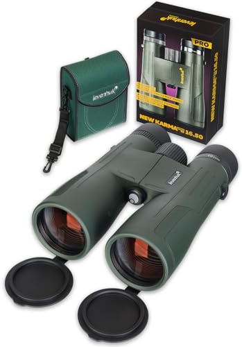 Levenhuk New Karma PRO ED 16x50 Fernglas für Erwachsene – Kompakt, Leicht | Professionell, Wasserdicht, mit BaK4-Prismen & FMC-Linsen, Ideal für Vogelbeobachtung, Jagd, Wandern & Konzerte