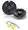 Schlauer-Shop24 LSP-Set: Clarion SH1734R 400 Watt Lautsprecher-Paar + Lautsprecherkabel für FIAT Punto (188) 02/1999 > 04/2007 Einbauort: Tür vorn