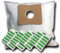 40 Staubsaugerbeutel + 40 Duftstäbe geeignet für Hoover Thunder Space ThunderSpace TS70_TS29