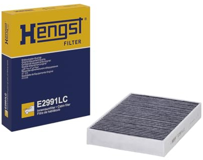 HENGST - Innenraumfilter E2991LC - Luftfilter für den Innenraum mit Aktivkohle - Filtert Staub, Pollen & Gerüche für Allergiker - Für saubere Frischluft im KFZ - Automotive Zubehör
