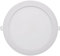 ChiliTec LED Panel rund Deckeneinbau Ø22,5cm 20mm flach 230V 18W 1647Lumen inkl. Trafo Unterputz Montage 2900K Lichtfarbe warmweiß Rahmen weiß