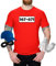 Jimmys Textilfactory T-Shirt Panzerknacker Karneval Kostüm Set Deluxe XS-5XL Herren Verkleidung Fasching Rosenmontag Karnevalszug, Größe:XL, Set: komplett, Logo: Standard-Nr