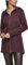 URBAN CLASSICS Felpa Lunga con Cappuccio da Donna, Cardigan Lungo con Zip a Coulisse, Felpa da Donna a Maniche Lunghe con Tasche, Maglione con Cappuccio, Colore redwine, taglia L