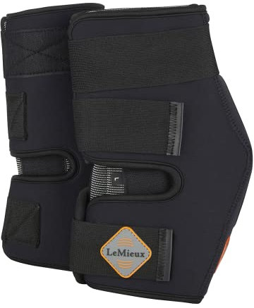 LeMieux Leitfähige Magno Sprunggamasche, Schwarz, L