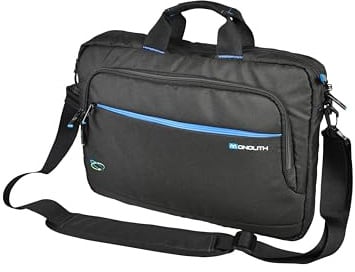 Monolith 2000003314 - Laptoptasche für bis zu 15.6 Zoll, „blue line“ Öko-Tasche, schützt Laptop und Tablet