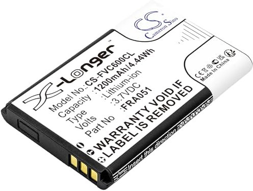 TCTK Akku 1200mAh Kompatibel mit [FRITZFON] C6, C6 DECT, X6 Ersetzt 312BAT026, 312BAT030, FRA051