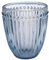 GreenGate Wasser Glas Alice blau Blue Trink Becher Saft Skandi Rillen Gläser Neu