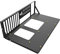 Dciustfhe Mining Frame Mining ETH Motherboard Bracket Thickened Mining Rig Case Support ITX/ATX for 8 GPU(ATX)