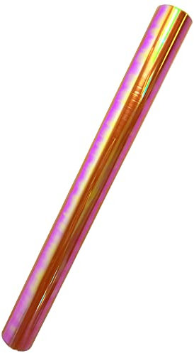 NewL Selbstklebende Auto-Tönung, Chrom, Chamäleon-Scheinwerfer, Rücklicht, Nebelscheinwerfer, Vinyl, 30,5 x 121,9 cm (Chamäleon-Orange)