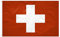 Drapeau Suisse - 60x90cm - Tissu Renforcé - Couture Durable - Couleurs Vives - Drapeau Extérieur Intérieur - Oillets Intégrés - Drapeau National