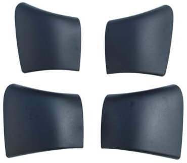 Barres Transversales de Galerie de Toit de Capuchon de Couverture, MoreChioce 4 Pièces Porte-Bagages de Voiture Porte-Bagages Couvercle Capuchon Rail Coquille Barres Compatibles pour Modèle Y